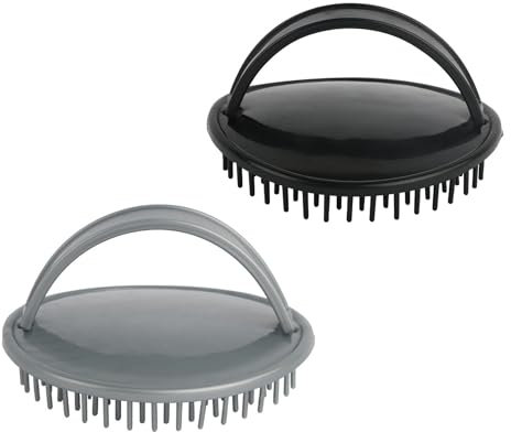 2 spazzole per capelli per districare, sciacquare, pettine per doccia, spazzola per massaggio del cuoio capelluto, spazzola per capelli spessi, pettine districante per capelli, organizer per capelli