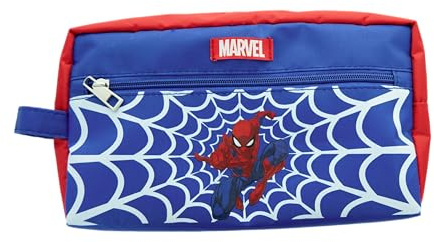 Marvel Spider-Man necessär, medium format, perfekt förvaring och resor, för barn, tonåringar, vuxna, röd och blå, officiell Disney/Marvel-produkt