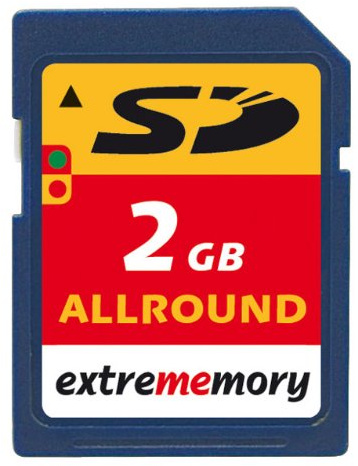 Extrememory Secure Digital (SD) 2GB (2048MB) Speicherkarte