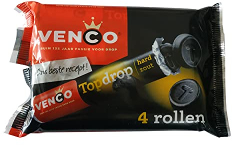 Süßholzrolle | Venco | Top Lakritz 4 x 47g | Gesamtgewicht 188 Gramm