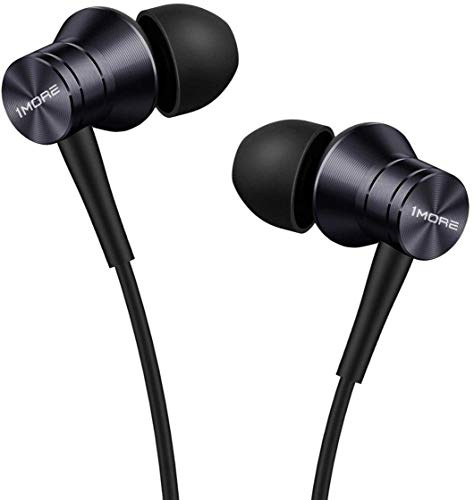 1More Cuffie Stere Bass in Ear con microfono e telecomando, compatibili con iOS e Android E1009 – Crau