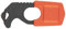 Gerber Gurtschneider, Strap Cutter 2.0, Mit gehärtetem Glasbrecher, Rutschfester Griff, Gesamtlänge: 11 cm, Schwarz/Orange, 1070066