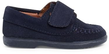 Pisamonas Mocasines Niños Serraje Cinta Adhesiva Talla 23 Color Azul Marino