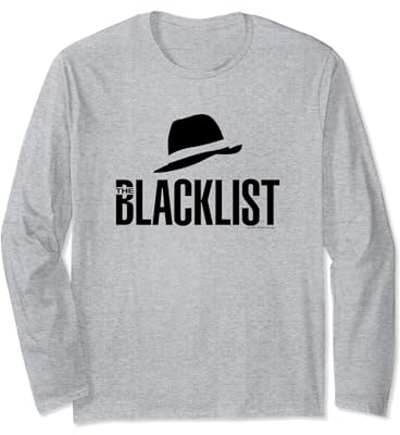Die Blacklist Hut-Symbol Langarmshirt