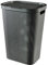 Curver Infinity Dots Wäschekorb, rechteckig, 100% recycelt, 60 l, Dunkelgrau