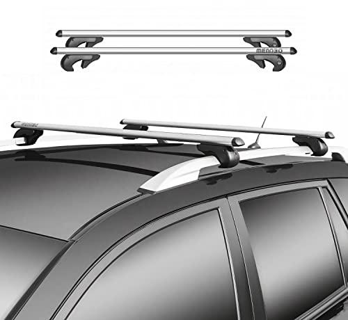 Menabo Dachträger Gepäckträger für Seat Tarraco 2018-2025 90kg TÜV Alu Silber 2X