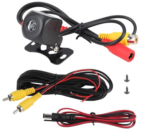 Tinshow AHD 1080P Universal Car Reversing Camera with 170° Wide Angle, Night Vision, Waterproof, 6M Video Cable
