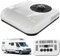 BrightFootBook Aire Acondicionado para Caravana - 12V/24V Aire Acondicionado de Techo para MonovolúMenes, Camionetas, Autocaravanas, Camiones, VehíCulos AgríColas, Excavadoras,White12V