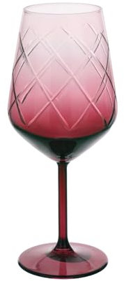 KASANOVA Calice vino vetro rosso sfumato 490 ml Twirl