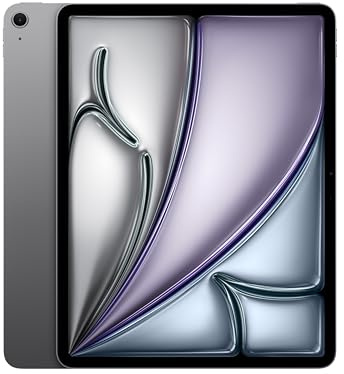 Apple iPad Air de 13 Pulgadas con Chip M3 diseñado para Apple Intelligence, Pantalla Liquid Retina, 512 GB, cámara Frontal/Trasera de 12 Mpx, Wi-Fi 6E, Touch ID — Gris Espacial