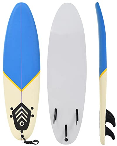 Kaloriko Surfbräda mosaik mjuk topp för nybörjare och avancerade med XPE-däck, EPS-skumkärna, Thruster Finnen, säkerhetskoppel för vågig ridning och vattensporter på stranden