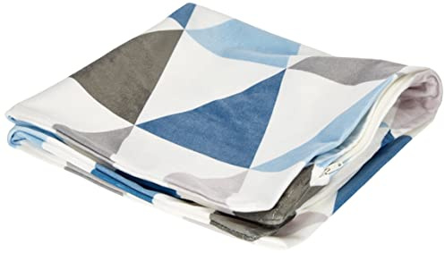 Home fashion Kissenhülle Digitaldruck, Samt, blau, 1 x 50 x 50 cm