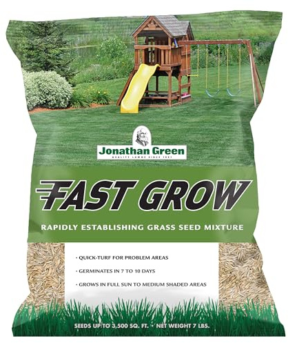 Jonathan Green (10840) Fast Grow Grass Seed - Cool Season Lawn Seed (7 lb)