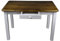 Magnetic Mobel Esstisch mit Schublade Küchentisch Tisch Restaurant Massiv Holz Kiefer (60x80, Eiche)