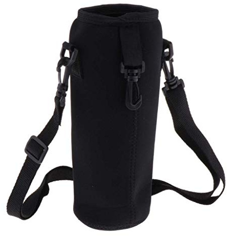 BSGP 1 sac isotherme pour bouteille d'eau, bandoulière réglable, 1 l