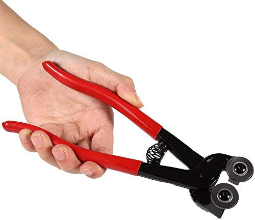 Broco 200mm Heavy-Duty Glass Mosaic Cut Nippers Ceramic Tile Wheel Wheeled Cutter Pliers Tool New