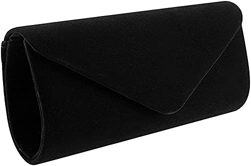 BBjinronjy Clutch Bag Evening Bag Handbags Purse Handbag With Detachable Chain Strap for Wedding Cocktail Party Ladies Sparkling (Black)