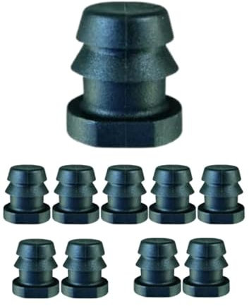 Magazzini GM Cap, raccords pour système d'irrigation tuyau d'aile égouttant, également disponible manchon, tee, vanne, prise de support, coude, crochet, piquet, pour tuyaux de 16 mm (10, bouchon)