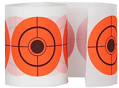 Atflbox 500 Pcs par Paquet Stick on Targets 4 cm Cible Paster Papier Autocollants pour Tir Orange