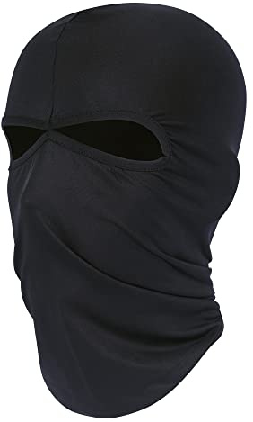 Imergo Balaclava Ski Full Face Mask for Oudoor Sports Motorcycling Cycling Skiing Snowboarding Hiking, UV Protection Windproof Sweat Absorption and Quick Drying Black