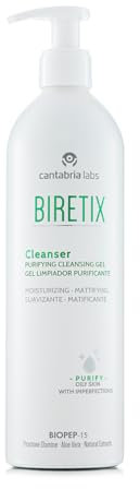Cantabria Labs Biretix Cleanser.- Gel limpiador activo purificante, 400ML