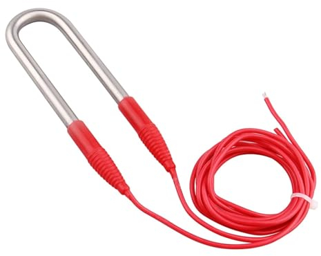 DAVBIR 12v Submersible Heating Pipe for Pool Immersion Electric Tubular Heater for Water Bucket DC Heating Element 150w/200w perfection (Size : 12V 10x100mm, Color : 150w)