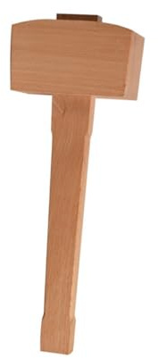 DOITOOL Marteau à Bois En Hêtre Massif Maillet Menuiserie Outil Sculpture Cuir Ergonomique Léger Poignée Bois Usage Professionnel Et Loisir Bricolage