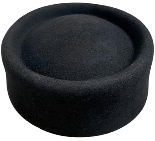 Keuyeo Sombrero Pastillero, Sombrero De Copa, Sombrero De Sombrerería, Tocado, Sombrero De Base para Mujer, Ropa Informal, Fedoras Occidentales, Ropa De Azafatas