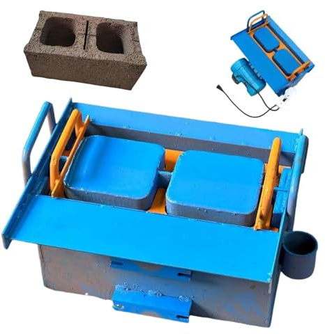 Cement-tegelmaskin, mobil extruderingsmaskin med vibrationsfrekvens 212 gånger/minuter, snabb 45-sekunders formning för tillverkning av betongblock