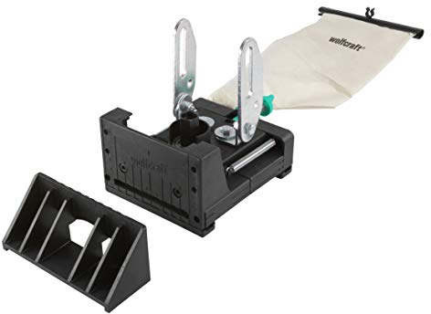 wolfcraft Engalletadora de madera para amoladoras angulares I 2920000 I Complemento de amoladoras angulares para carpintería