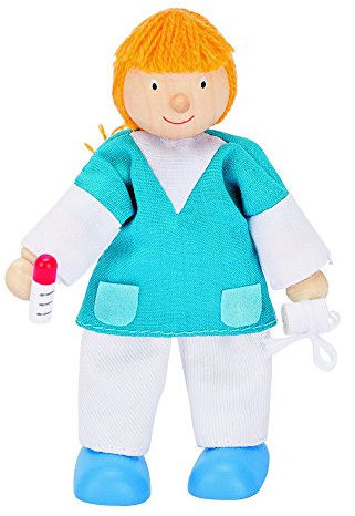 Goki 51615 - Biegepuppe Krankenschwester