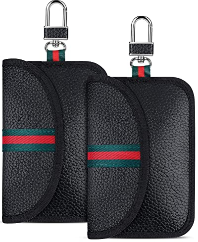 Keyless Go Schutz, 2 STK Keyless Go Schutz Autoschlüssel Tasche, schlüsseltasche Autoschlüssel RFID Schlüsseletui Funkschlüssel Abschirmung für Autoschlüssel Safe