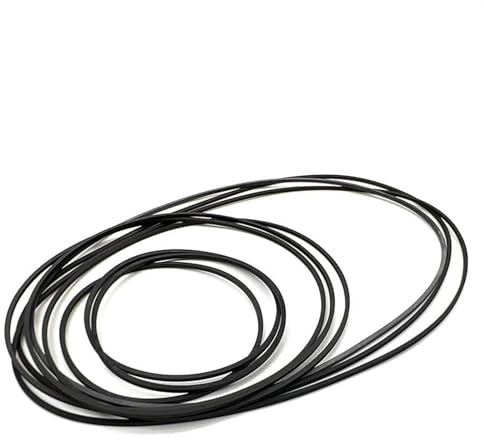 Cinta Transmisión Correa Transmisión Goma Cuadrada Para Cinta Cassette Correa Contador Walkman Transversal 0,8mm Longitud Plegada Tira Transmisión Transmis (Talla : 45.5mm)