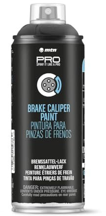 Montana Colors MTN PRO Pintura Pinzas de Freno - Negro Satin, Spray 400ml