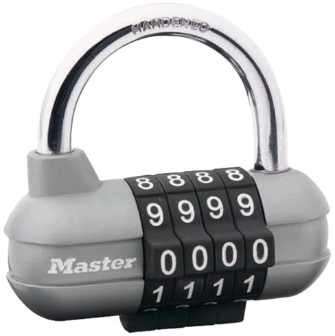 MasterLock Vorhängeschloss Pro Sport, 4-stellig