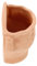 VICASKY Spider Plant Hanging Succulent Wall Stand Mounted Plants Terracotta Holder Pot - Planter with Drainage for Indoor Ideal Home Decor and Space Saving Light Brown Clay Succulents Pothos