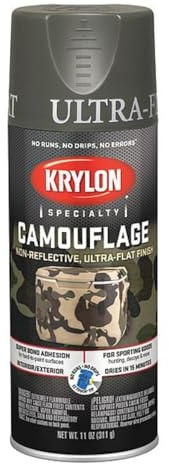 Krylon K04293007 kamouflage med fusion för plastfärgsteknik Aerosol sprayfärg, 325 ml, kamouflageoliv