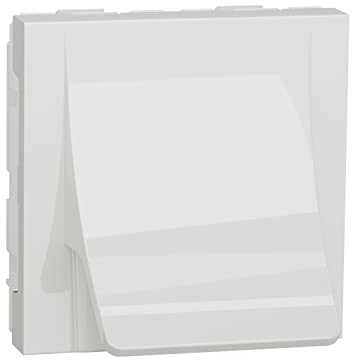 Schneider Electric - Unica - sortie de câble - pour câble Ø 6 à 12mm - 2 mod - Blanc - méca seul - NU386218
