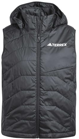 adidas Donna Terrex Multi CLIMAWARM Insulated Hooded Vest, Black, M