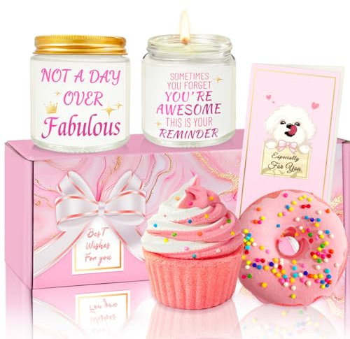 Birthday Pamper Gift for Women, Unique Self Care Package, Relaxation Spa Bath Set for Her, Get Well Soon Gifts for Women, Ladies Pamper Hamper Birthday Gifts for Her Mum, Friends, Sister, Wife