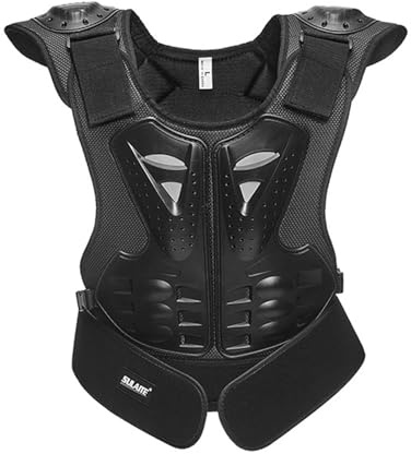 Dirt Motocross Protective arrmor - Protection Thoracique pour motocyclistes | Protection Thoracique pour Corps et Colonne vertébrale | Gilet de Motocross pour équipement Sportif pour Planche à