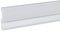 PROVISTON Sockelleiste 20 x 90 x 2000 mm Moderne Fußleiste Eckiges Profil Hochwertige Fußleiste Kunststoff Weiß Wasserfest, Robust und Langlebig
