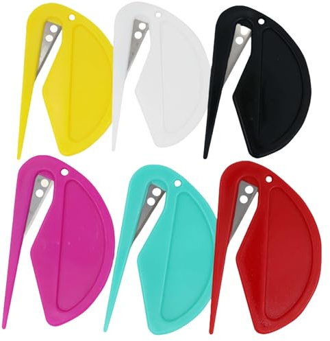 Letter Opener 6 Pack Safety Mail Opener Envelope Cutter 18+ Only