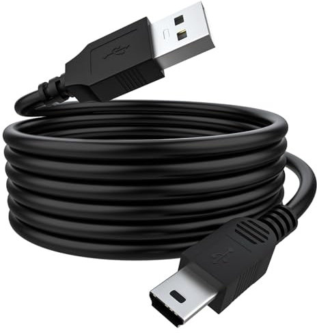 Zosvoses Replacement Mini USB Charger Cable Compatible with Blue Yeti, Blue Yeti Pro, Blue Snowball iCE models USB microphone, Mini-B Power Cord, Durable Charging & Data Sync Wire