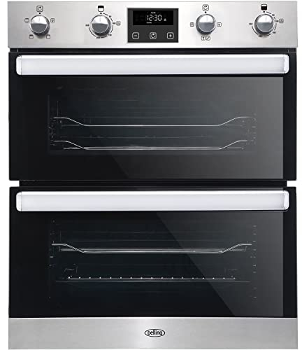 Belling BI702FPCT Built Under Double Oven with Catalytic Liners - Stainless Steel