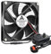 GDSTIME 120mm Computer Fan with 220V 240V AC Plug 120 x 25mm PC Cooling Fan with 4-12v Speed Controller Ball Bearing Cooler for Chassis Sever Cabinet PSU Ventilation