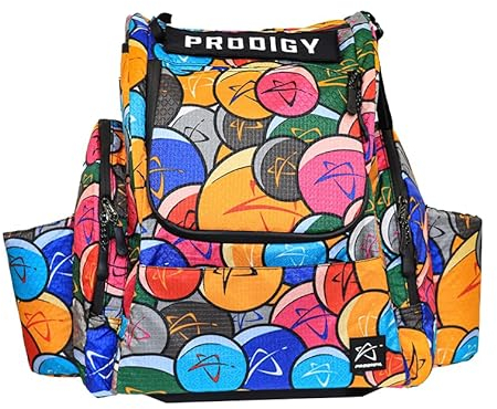 Prodigy Disc BP-2 V3 Disc Golf Backpack | Frisbee Golf Bag with 26+ Disc Capacity Plus Extra Storage | Pro Quality Disc Golf Bag Backpack | Tear and Water Resistant | Large Disc Golf Bag (Multi-Color)