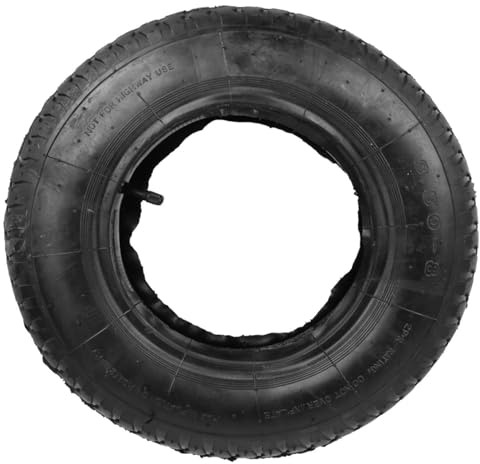 Reifen mit Schlauch 3.50-8 Zoll für Schubkarren Sackkarren Gartengeräte