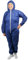 ARNOMED® Schutzanzug Einweg Extra Stark XL [1 STÜCK] - Einwegoverall - Einweganzug - Einweg Maleranzug & Lackieranzug - Staubschutzanzug, Maleroverall & Asbest Schutzanzug - Einmalanzug Blau