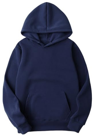 HAOLEI Herren Sweatshirt Mit Kapuze, Sale Hoodie Einfarbig Langärmelig, Pullover Weich Und Bequem, Kapuzenpullover Stilvoller Slim Fit, Langarmshirt Oberteile Klassisch Aus Hochwertiger